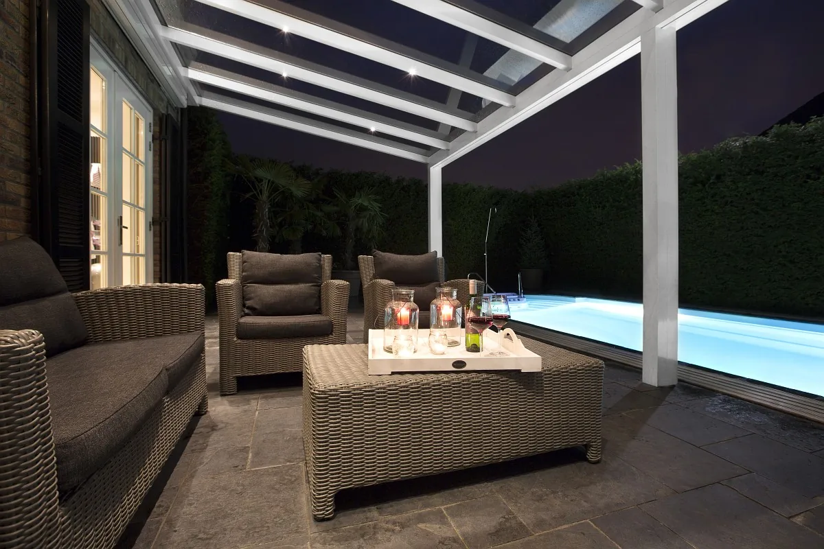 Terrassenüberdachung von PIRON Metallbau: Terrassenüberdachung Pallazzo XL Terrassendach