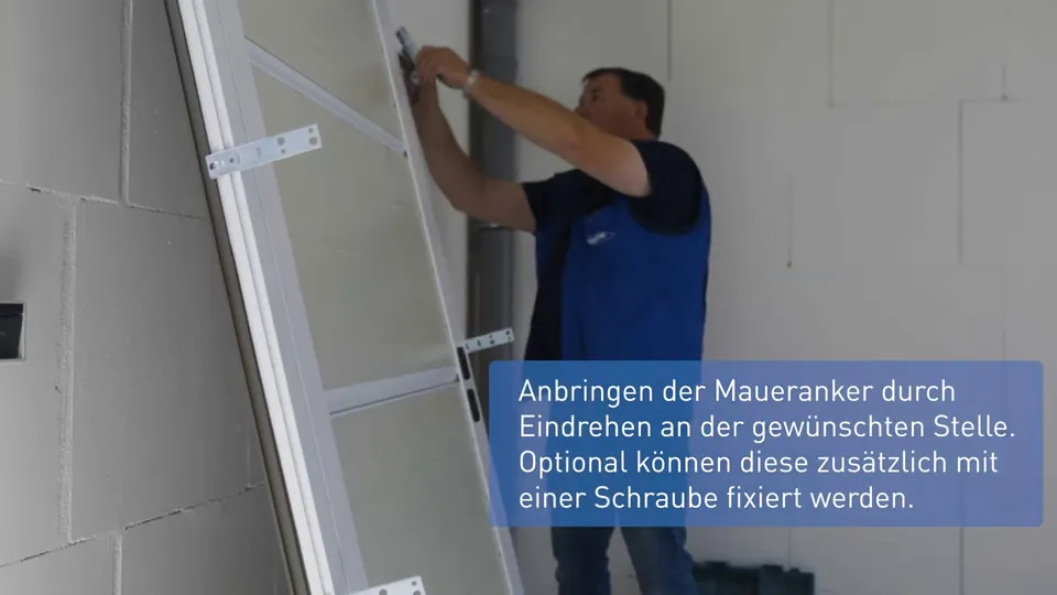 Vorschaubild: Piron Metallbau: Novoferm Montage Garagen Nebentür für Sektionaltore